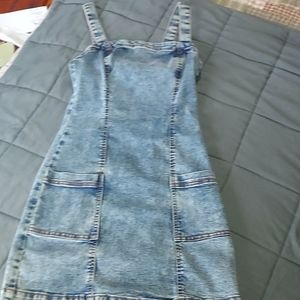 Aeropostale XS denim dress worn once